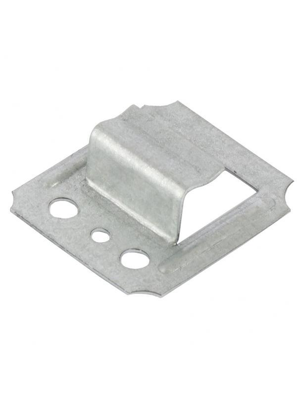 Кляймер №6, оцинкованный с гвоздями, 100 шт Россия Сибртех