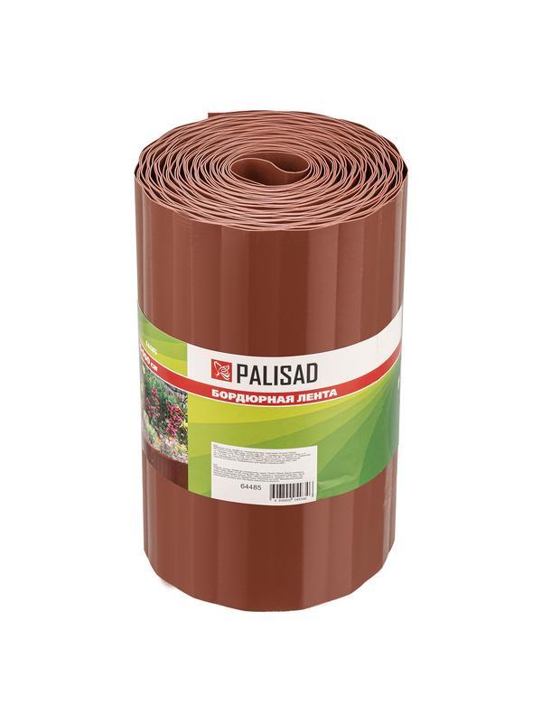 Бордюрная лента, 20 х 900 см, полипропиленовая, коричневая, Россия, Palisad