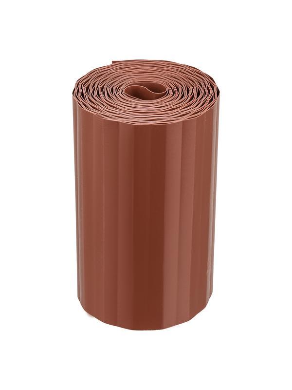 Бордюрная лента, 20 х 900 см, полипропиленовая, коричневая, Россия, Palisad