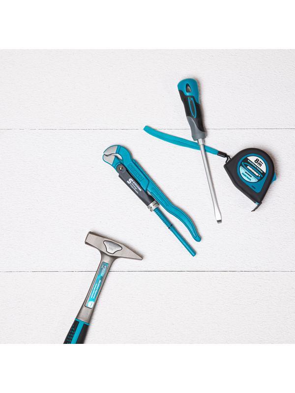 Ключ трубный рычажный, №0, 0.5, цельнокованый, CrV, тип 