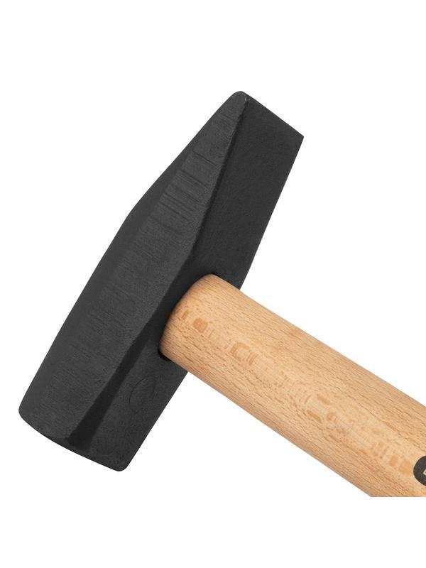 Молоток слесарный 1000 г, квадратный боек, деревянная рукоятка Сибртех