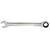 Ключ комбинированный трещоточный, 13 мм, CrV, зеркальный хром Matrix Professional