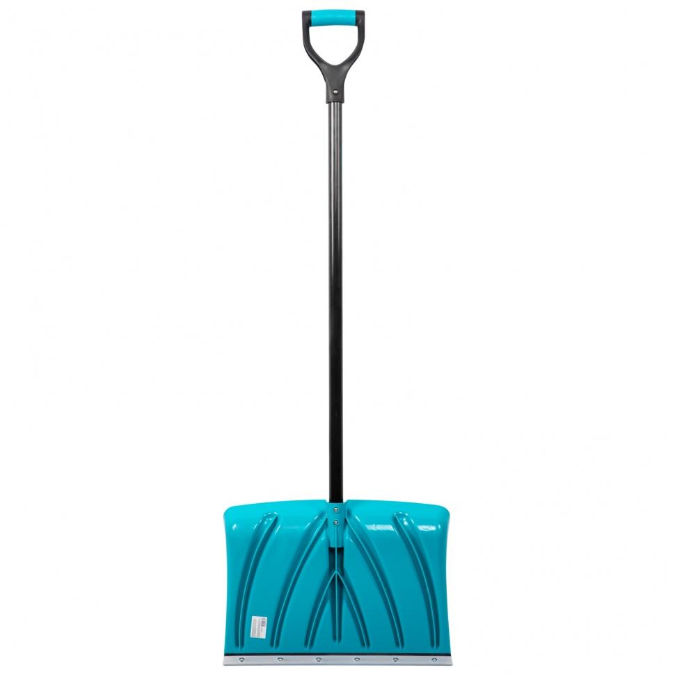 Лопата для уборки снега пластиковая Luxe,460 х 335 х 1300 мм, металлопластиковый черенок, Palisad