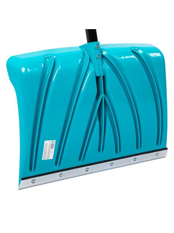 Лопата для уборки снега пластиковая Luxe,460 х 335 х 1300 мм, металлопластиковый черенок, Palisad