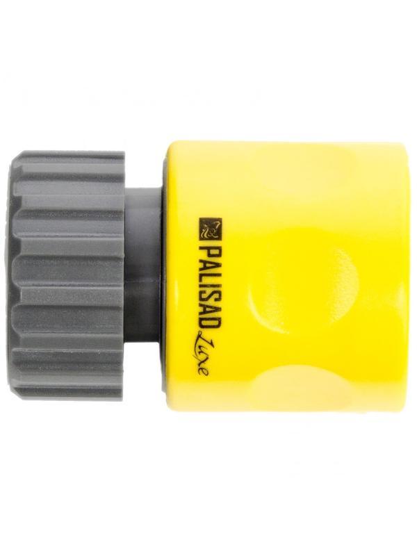 Соединитель пластмассовый, быстросъемный, внутренняя резьба 3/4, однокомпонентный Palisad Luxe