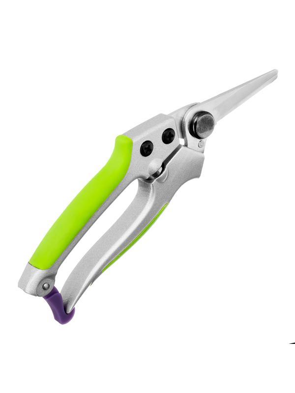 Секатор цветочный, 180 мм, металлические обрезиненные рукоятки, Palisad