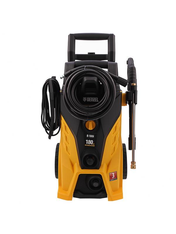 Моечная машина высокого давления R-180i, 2400 Вт, 180 бар, 7.5 л/мин, асинхронный двигатель Denzel