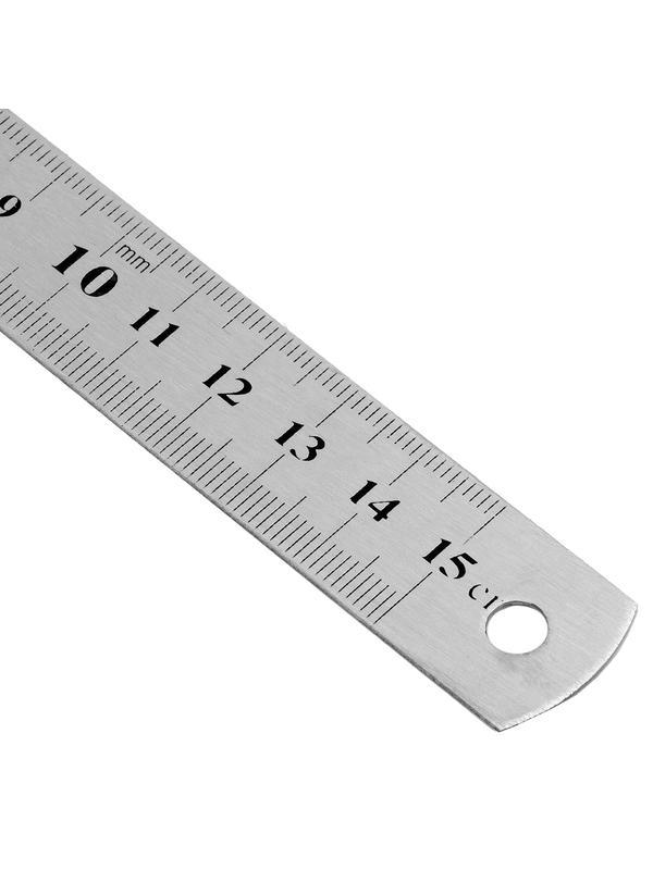 Линейка измерительная, 150 мм, металлическая Sparta