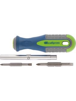 Отвертка комбинированная SL5/PH1, SL6/PH2 Сибртех