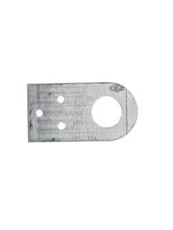 Проушина прямая, 2 мм, 75 х 40 мм, цинк Россия Сибртех