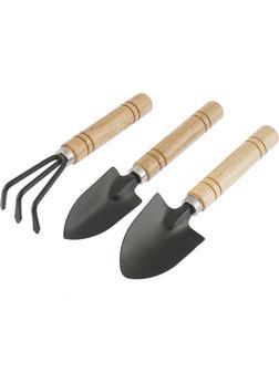 Набор по уходу за комнатными растениями, деревянные рукоятки, 3 предмета, Palisad