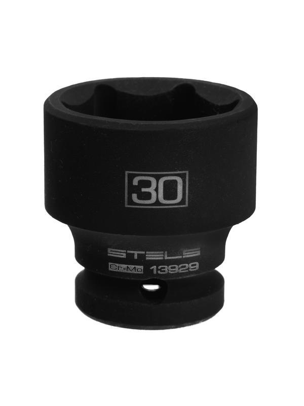 Головка ударная шестигранная, 30 мм, 1/2, CrMo Stels