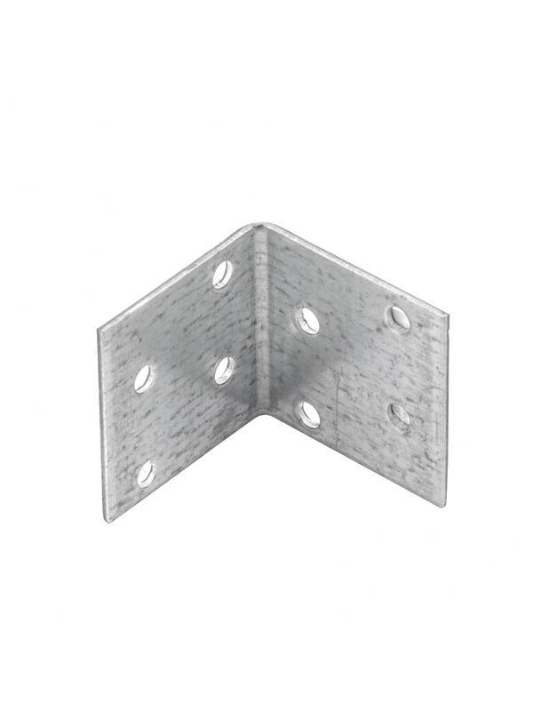 Крепежный уголок равносторонний 2 мм, KUR 40 x 40 x 40 мм Россия Сибртех