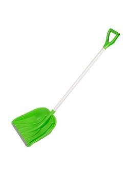 Лопата для уборки снега пластиковая Profi, 415 х 445 х 1500 мм, алюминиевый черенок, Россия, Сибртех