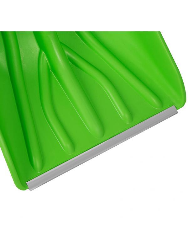 Лопата для уборки снега пластиковая Profi, 415 х 445 х 1500 мм, алюминиевый черенок, Россия, Сибртех