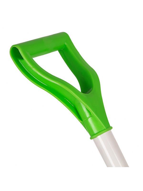 Лопата для уборки снега пластиковая Profi, 415 х 445 х 1500 мм, алюминиевый черенок, Россия, Сибртех