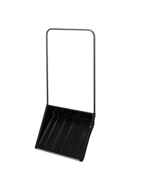 Движок для уборки снега пластиковый, 695 х 540 х 1460 мм, стальная рукоятка, Россия Сибртех