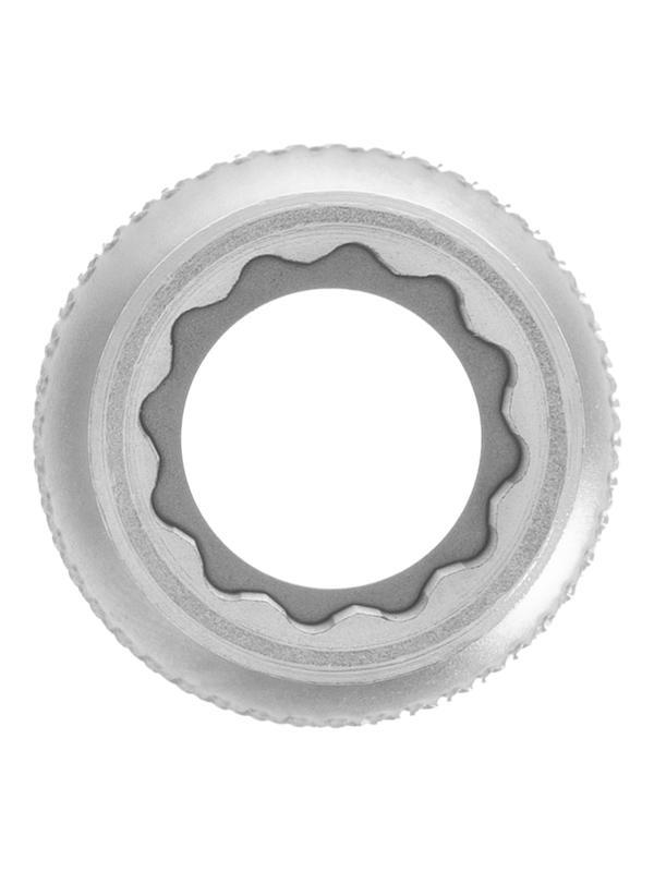 Головка торцевая, 12 мм, двенадцатигранная, CrV, под квадрат 1/2, хромированная Stels