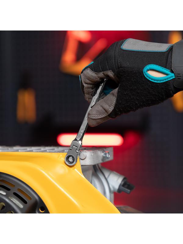 Набор ключей комбинированных, трещоточных шарнирных 22 шт. Matrix