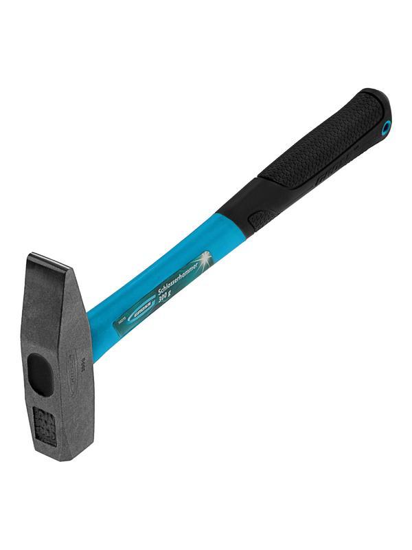 Молоток слесарный, 300 г, квадратный боек, фибергласовая обрезиненная рукоятка Gross