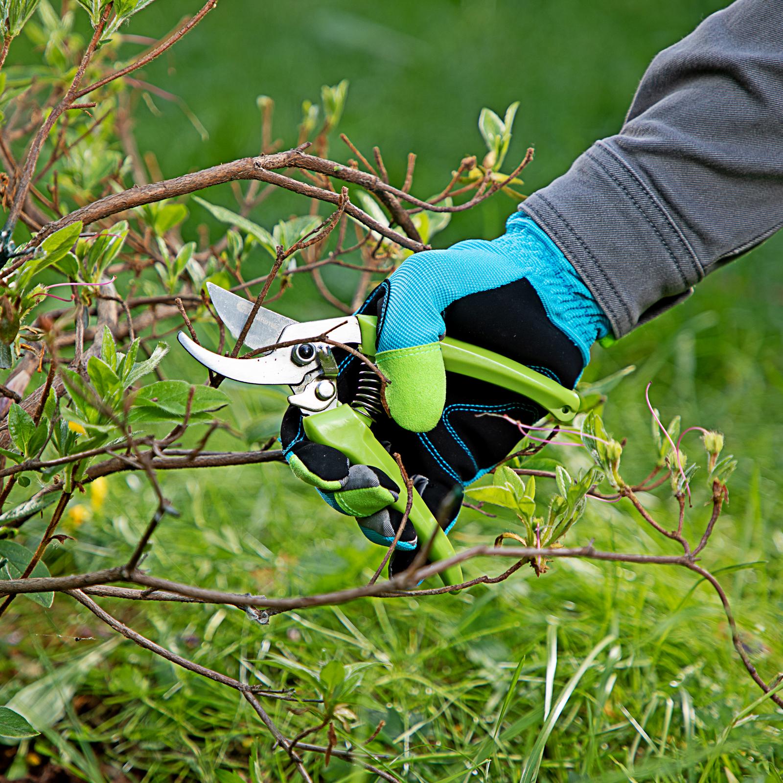 Секатор прямого реза, 185 мм, пластиковые рукоятки, Сибртех