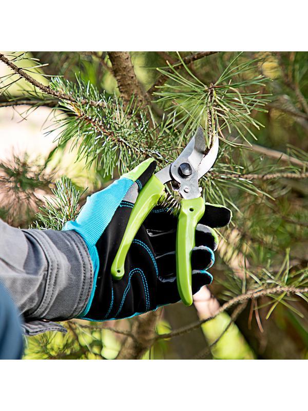 Секатор прямого реза, 185 мм, пластиковые рукоятки, Сибртех