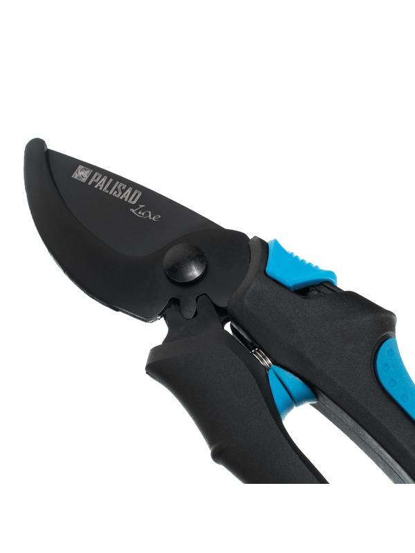 Секатор прямого реза, 215 мм, двухкомпонентные рукоятки, Luxe, Palisad