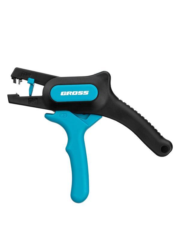 Щипцы для зачистки электропроводов 0.2-6 мм2 (10-24 AWG), лезвие: нержавеющая сталь Gross