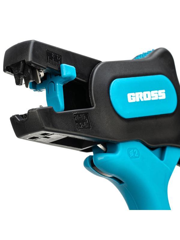 Щипцы для зачистки электропроводов 0.2-6 мм2 (10-24 AWG), лезвие: нержавеющая сталь Gross