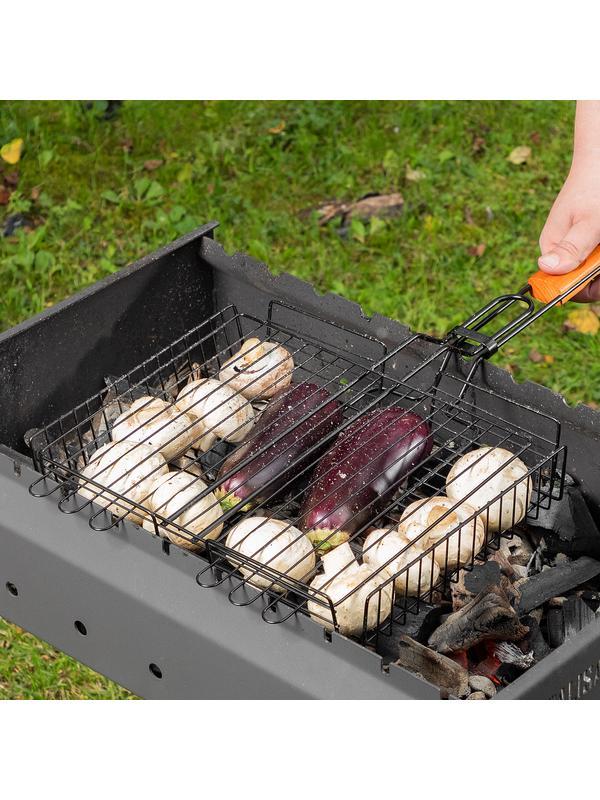 Решетка гриль 260 х 320 х 65 мм, объемная, антипригарное покрытие, Camping Palisad