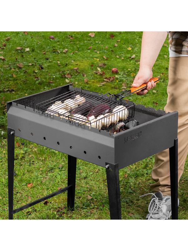 Решетка гриль 260 х 320 х 65 мм, объемная, антипригарное покрытие, Camping Palisad