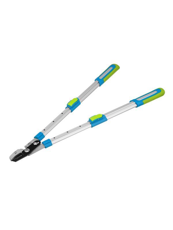 Сучкорез с наковальней, 560 - 740 мм, телескопические алюминиевые рукоятки, Luxe, Palisad