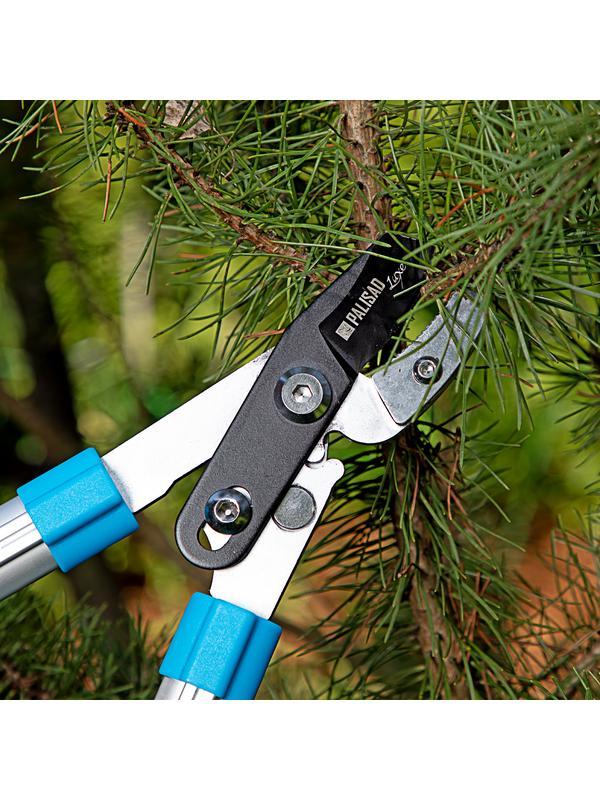 Сучкорез с наковальней, 560 - 740 мм, телескопические алюминиевые рукоятки, Luxe, Palisad