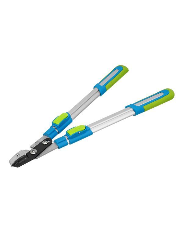 Сучкорез с наковальней, 560 - 740 мм, телескопические алюминиевые рукоятки, Luxe, Palisad