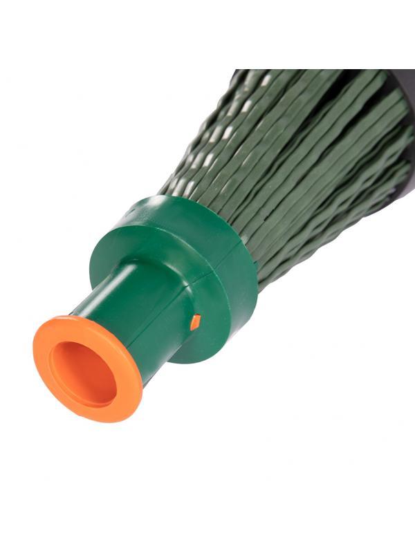 Метла полипропиленовая, 140 х 310 мм, круглая, с фиксирующим ободом, без черенка, Россия, Сибртех