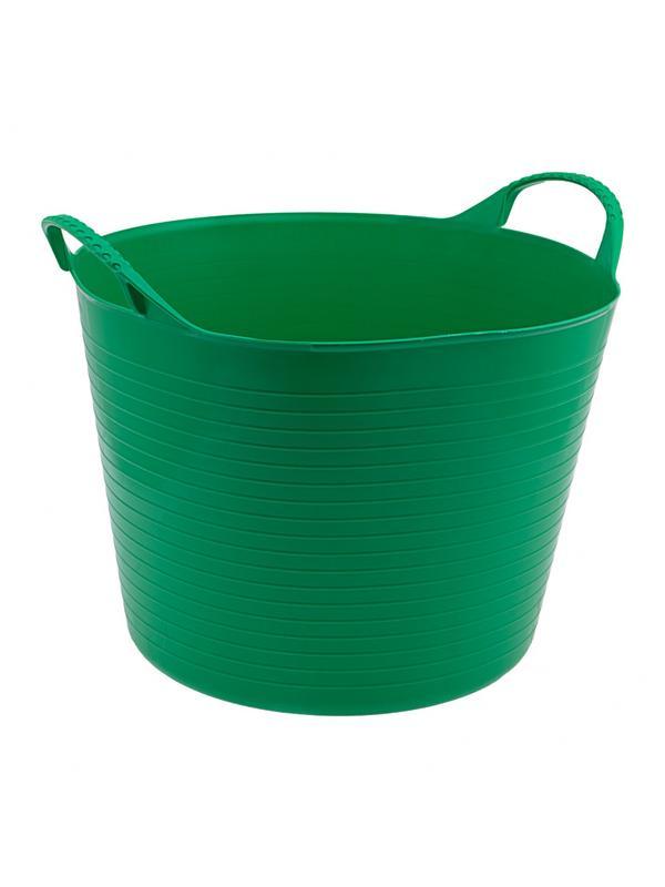 Ведро гибкое сверхпрочное, 40 л, зеленое, Россия, Сибртех