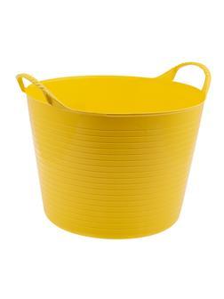 Ведро гибкое сверхпрочное, 40 л, желтое, Россия, Сибртех