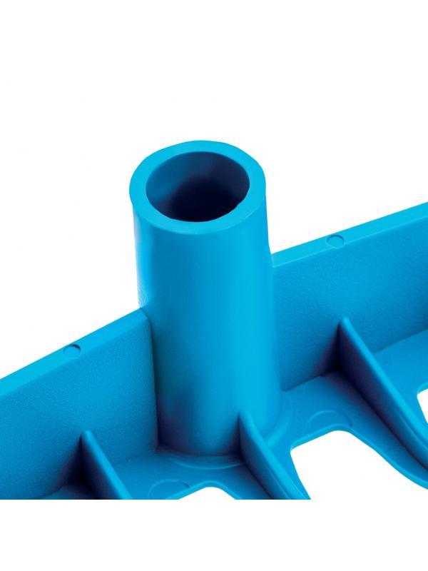 Грабли пластиковые, 430 мм, 13 прямых зубьев, усиленные, без черенка, Luxe, Palisad