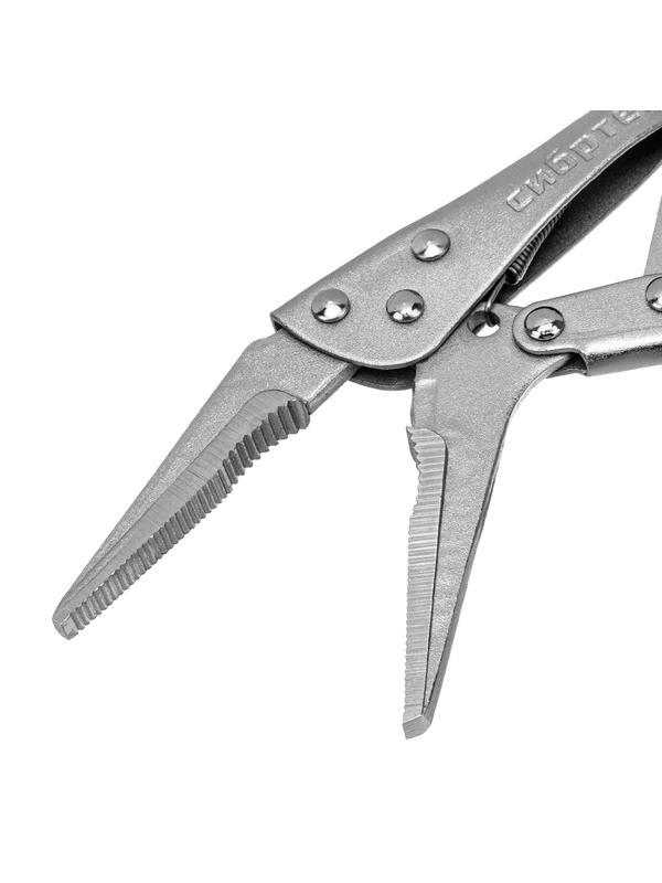 Зажим ручной, удлиненный захват, 170 мм// Сибртех