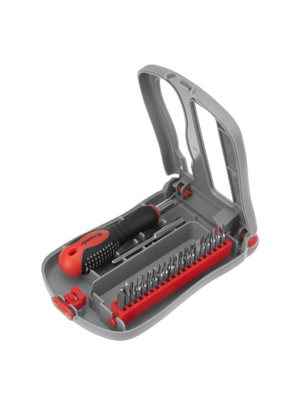 Отвертка для точных работ с насадками Fusion, 22 предмета, в пластиковом пенале Matrix