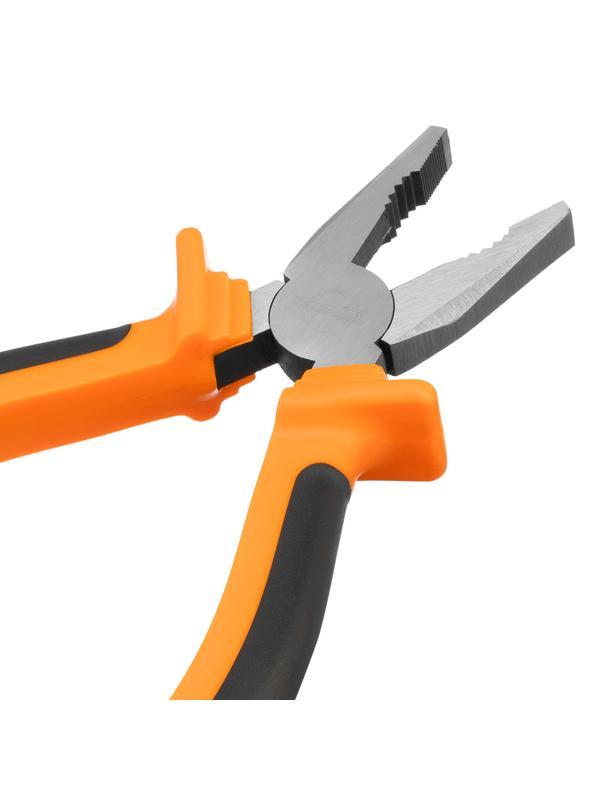 Плоскогубцы комбинированные Comfort, 180 мм, шлифованные, двухкомпонентные рукоятки Sparta