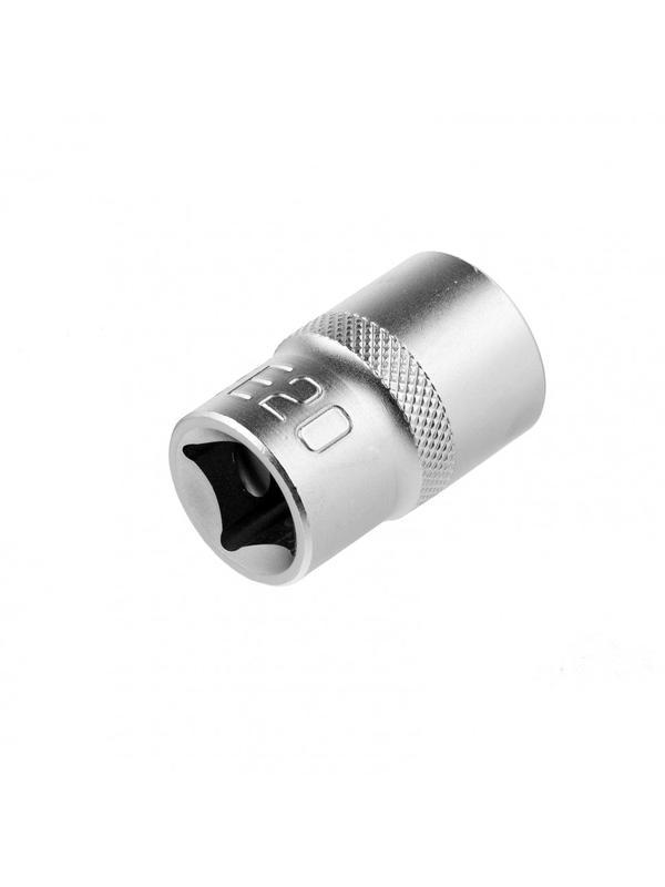 Головка торцевая 1/2, Е20, CrV Stels