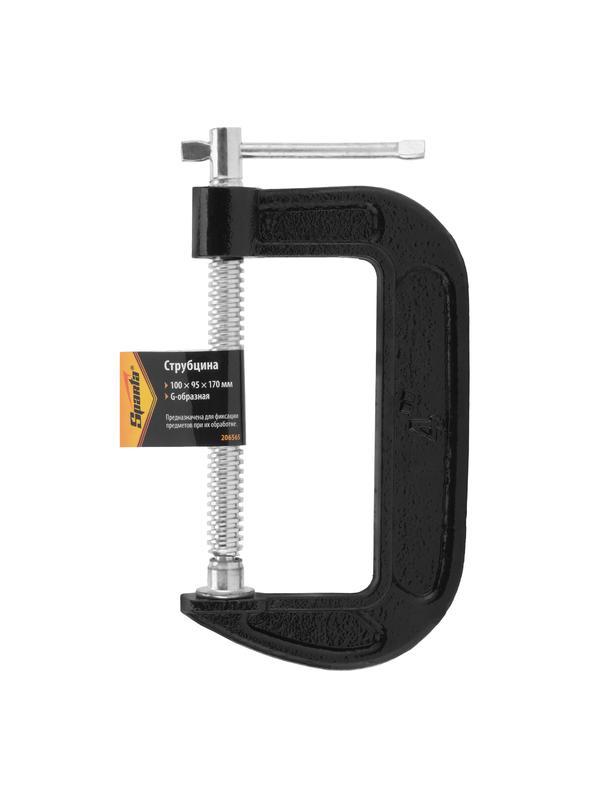 Струбцина G-образная, 100 мм Sparta