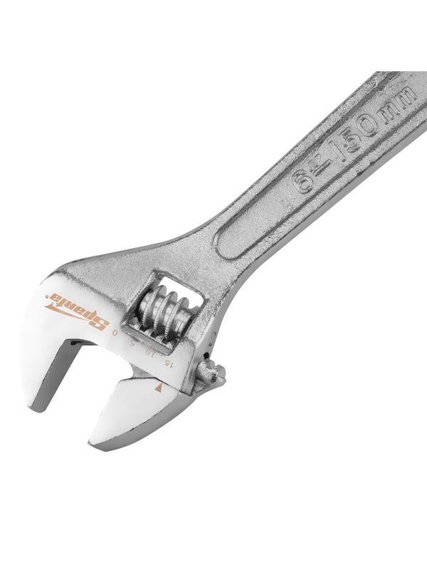 Ключ разводной, 150 мм, хромированный Sparta