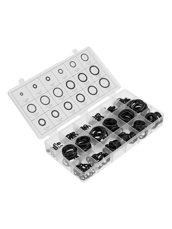 Набор резиновых уплотнительных прокладок, D 3-23 мм, 279 предметов Сибртех