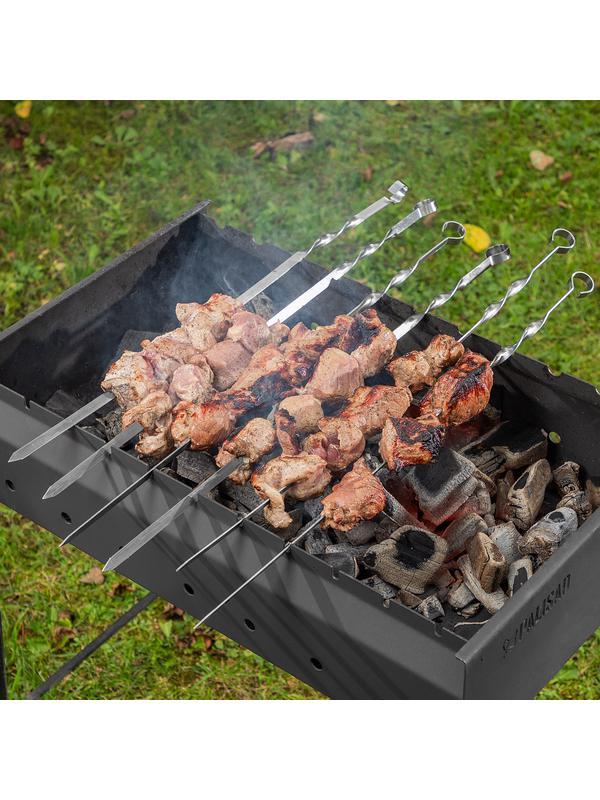 Шампуры с чехлом 60 см, 6 шт, Camping Palisad