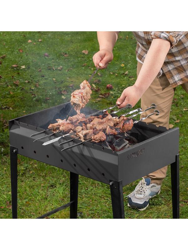 Шампуры с чехлом 60 см, 6 шт, Camping Palisad