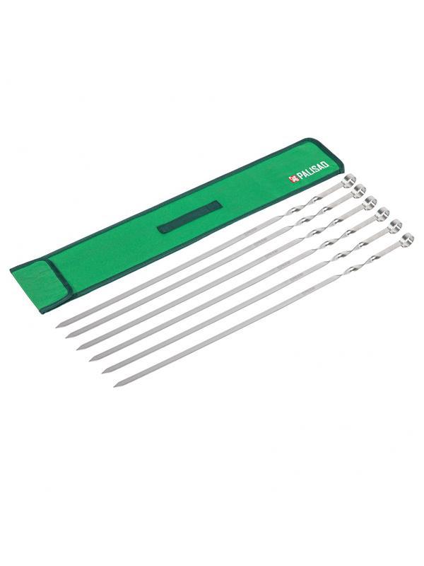 Шампуры с чехлом 60 см, 6 шт, Camping Palisad