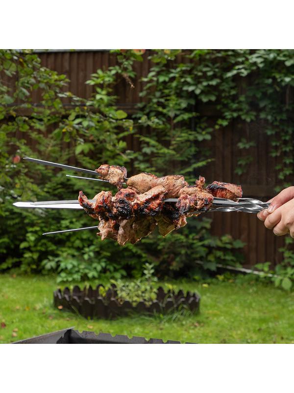 Шампуры с чехлом 60 см, 6 шт, Camping Palisad