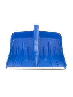 Лопата для уборки снега пластиковая, синяя, 420 х 425 мм, без черенка, Россия, Сибртех